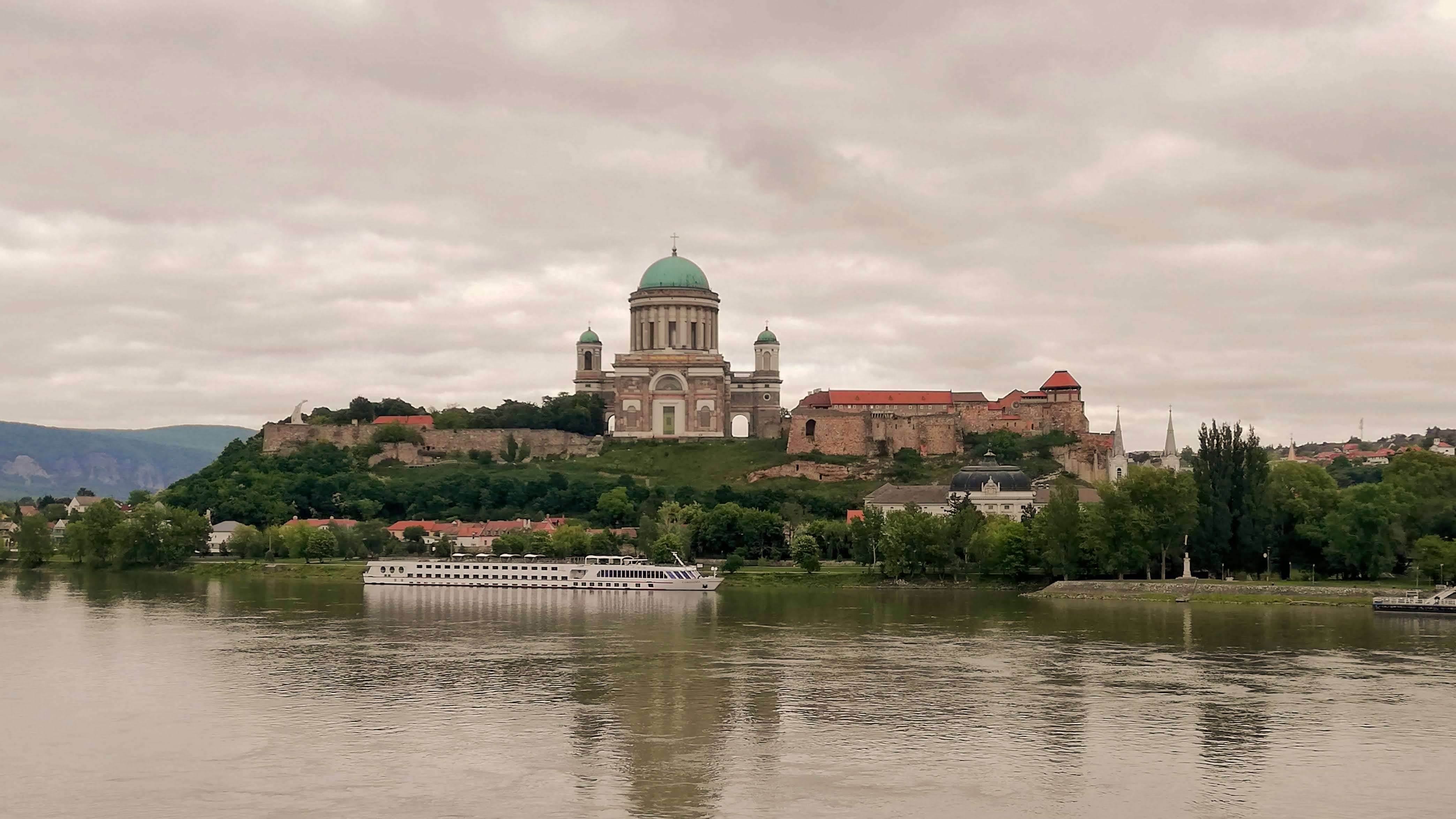 View of Esztergom's Castle Hill from Stúrovo